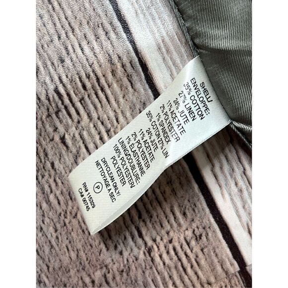 Badgley Mischka Tan Sparkle Metallic Tweed Cap Sleeve Midi Dress sz XS(0-2) - Picture 11 of 12